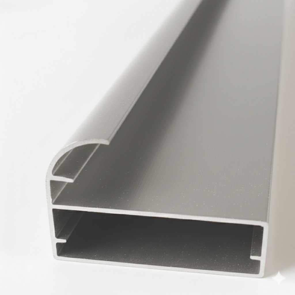 Aluminum Profile with Handle (Silver) - MRC ENTERPRISES